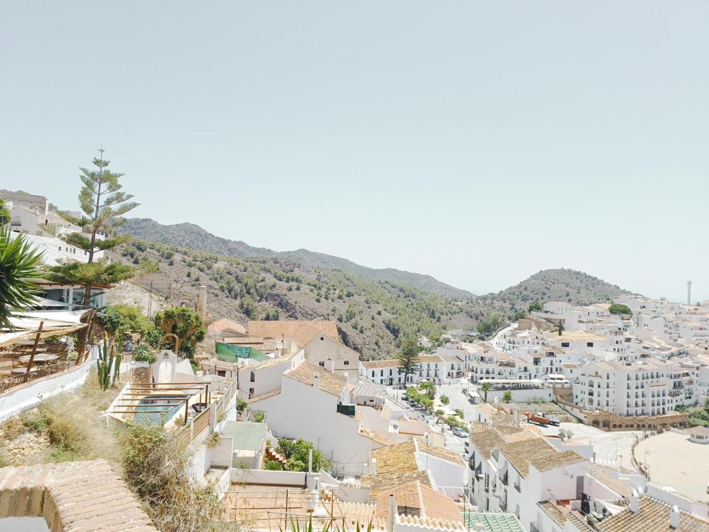 Las Pizarrillas: tu hogar en este blanco pueblo Frigiliana Exterior foto