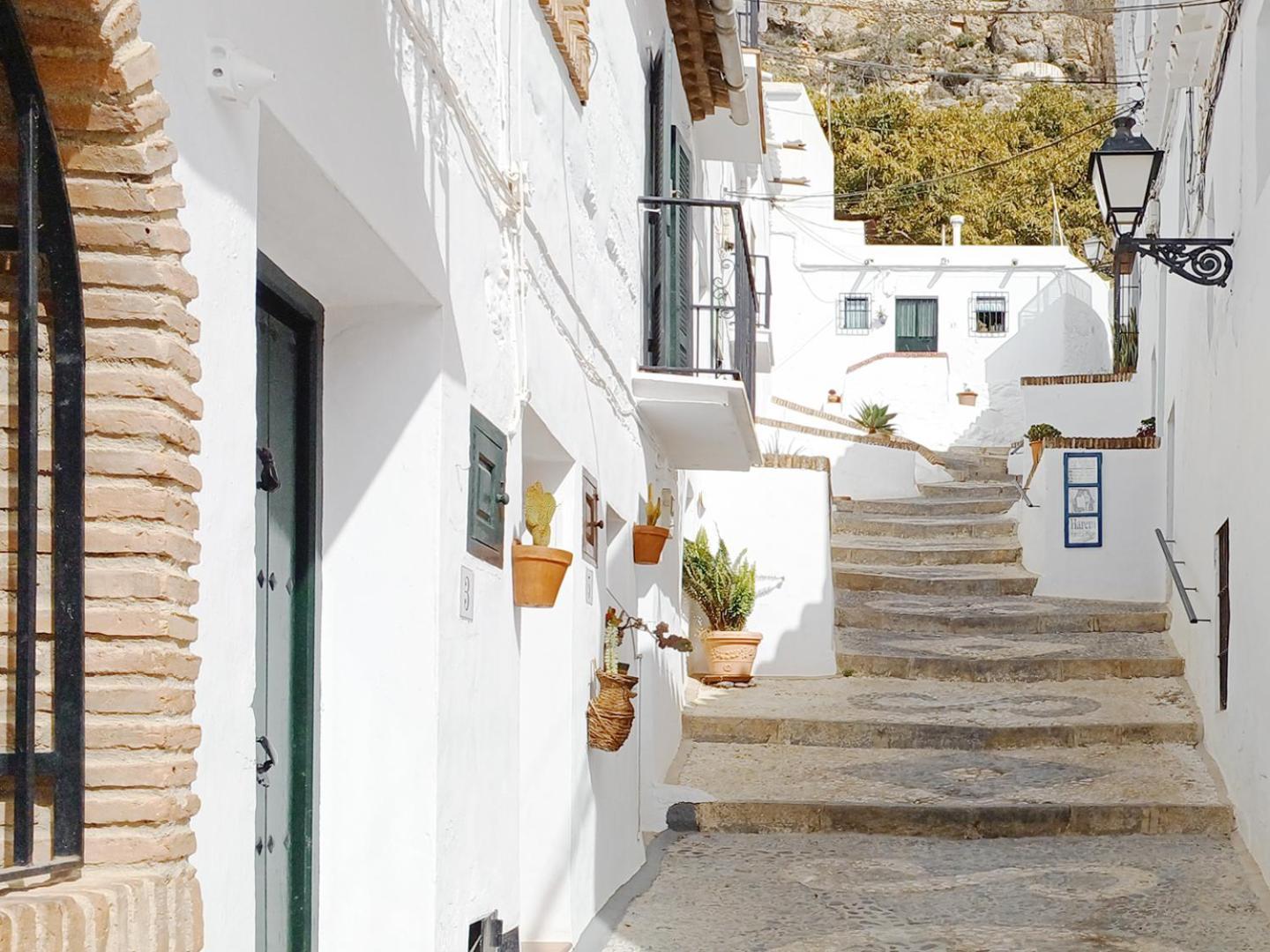 Las Pizarrillas: tu hogar en este blanco pueblo Frigiliana Exterior foto