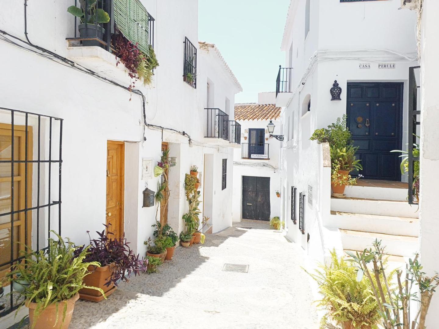 Las Pizarrillas: tu hogar en este blanco pueblo Frigiliana Exterior foto