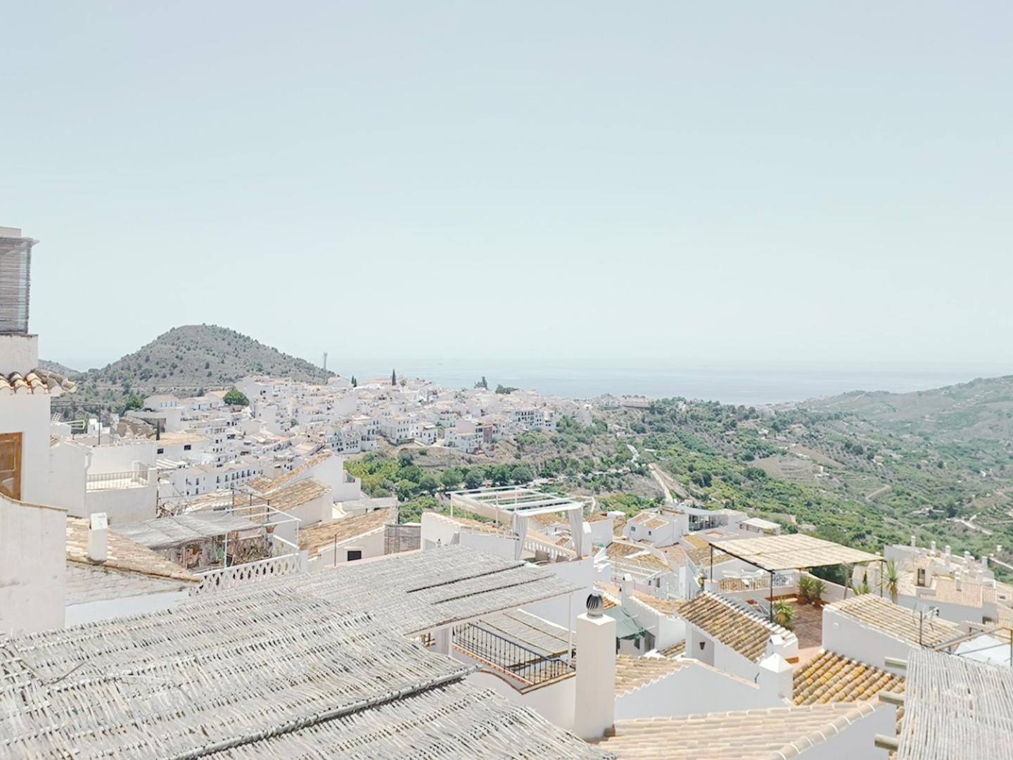 Las Pizarrillas: tu hogar en este blanco pueblo Frigiliana Exterior foto